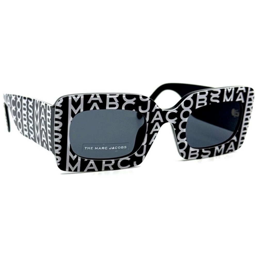 Marc Jacobs Black & White Logo Rectangular Sunglasses🔥🔥🔥🔥🔥✈️🛳️ - Picture 4 of 6